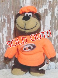 ct-150825-01 A&W / Great Root Bear 1997 mini Plush doll