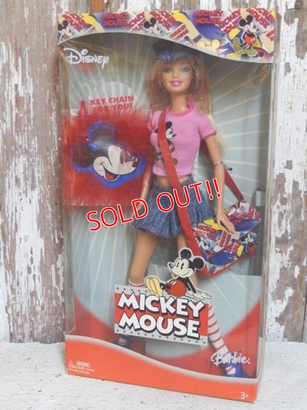 画像1: ct-150825-09 Disney Store / Mattel 2004 Mickey Mouse Barbie Doll
