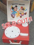 ct-150825-30 Mickey Mouse & Minnie Mouse / 60's-70's Record Player