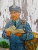 画像2: dp-150617-17 Vintage Cardboard "Postman" (2)