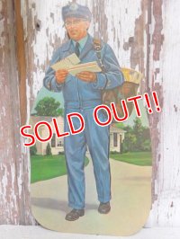 dp-150617-17 Vintage Cardboard "Postman"