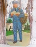 画像1: dp-150617-17 Vintage Cardboard "Postman" (1)