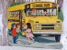画像1: dp-150617-17 Vintage Cardboard "School Bus" (1)