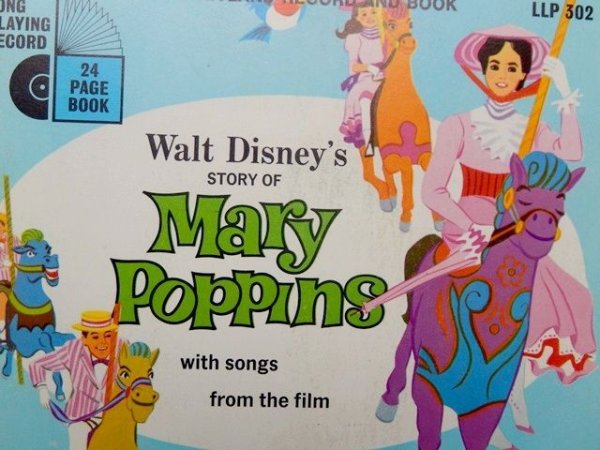 画像2: ct-150818-29 Mary Poppins / 60's Record and Book