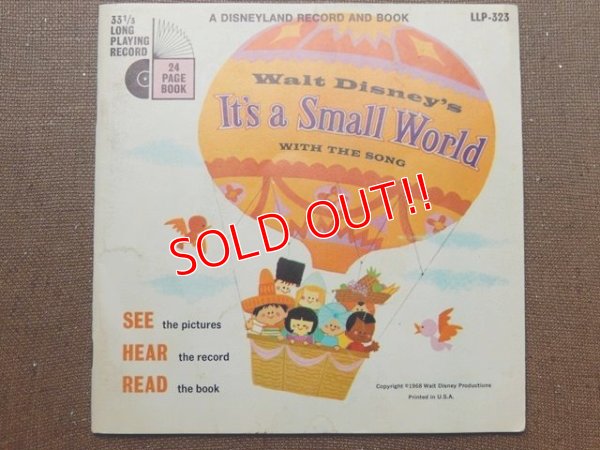 画像1: ct-150818-29 Walt Disney's / It's A Small World 60's Record and Book