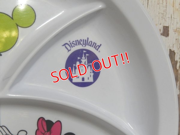 画像4: ct-150901-14 Disneyland / Mickey & Minnie 80's-90's Plastic Plate