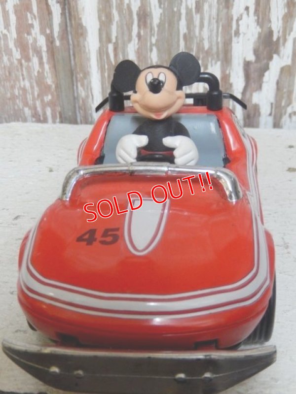 画像2: ct-150901-31 Mickey Mouse / 90's Autopia Pullback Car