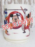 ct-150901-20 Mickey Mouse Club / 70's Plastic Mug