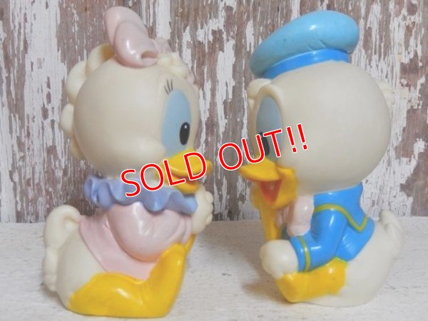 画像4: ct-150901-28 Baby Donald Duck & Daisy Duck / 80's-90's Rubber Toy