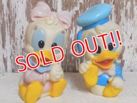 ct-150901-28 Baby Donald Duck & Daisy Duck / 80's-90's Rubber Toy
