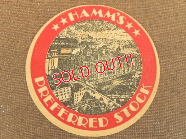 画像1: dp-150902-27 Hamm's / Vintage Coaster