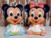 画像1: ct-150901-26 Baby Mickey Mouse & Minnie Mouse / 80's-90's Rubber Toy (1)