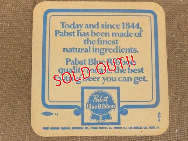 画像4: dp-150902-27 Pabst Blue Ribbon / Vintage Coaster