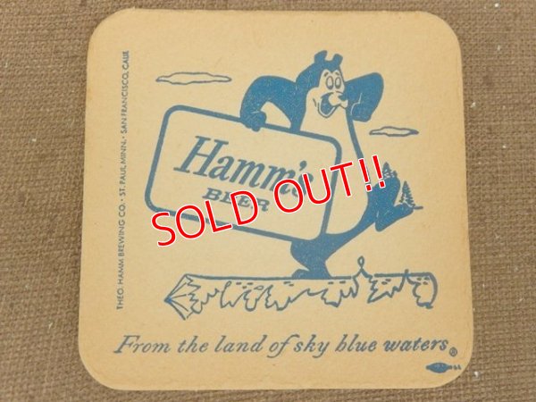 画像1: dp-150902-27 Hamm's / Vintage Coaster