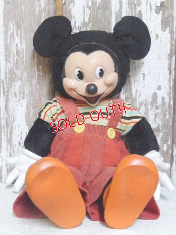 画像1: ct-150901-02 Mickey Mosue / Gund 50's Rubber Face Doll