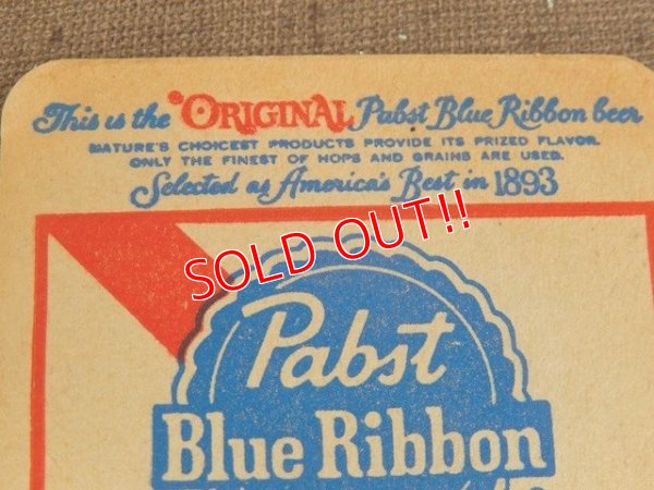 画像2: dp-150902-27 Pabst Blue Ribbon / Vintage Coaster