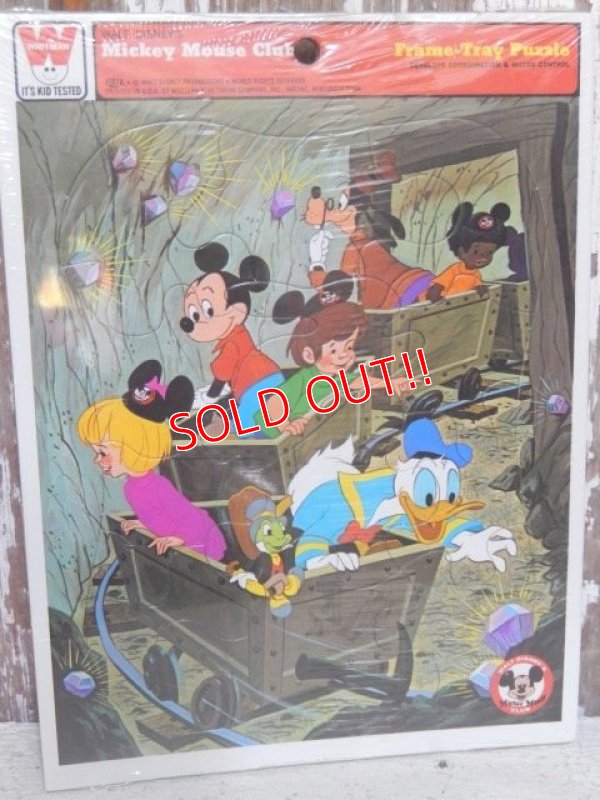 画像1: ct-150901-36 Mickey Mouse Club / Whitman 60's Frame Tray Puzzle