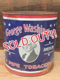 dp-150902-04 George Washington / Vintage Pipe Tobacco Can