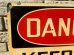 画像2: dp-150902-14 DANGER / Vintage Sign (2)