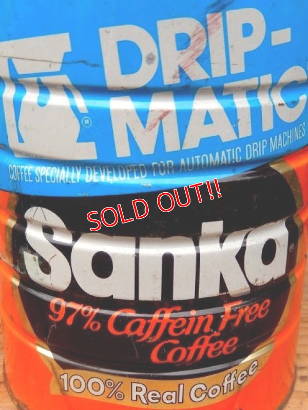 画像2: dp-150902-05 Sanka Coffee / Vintage Tin Can