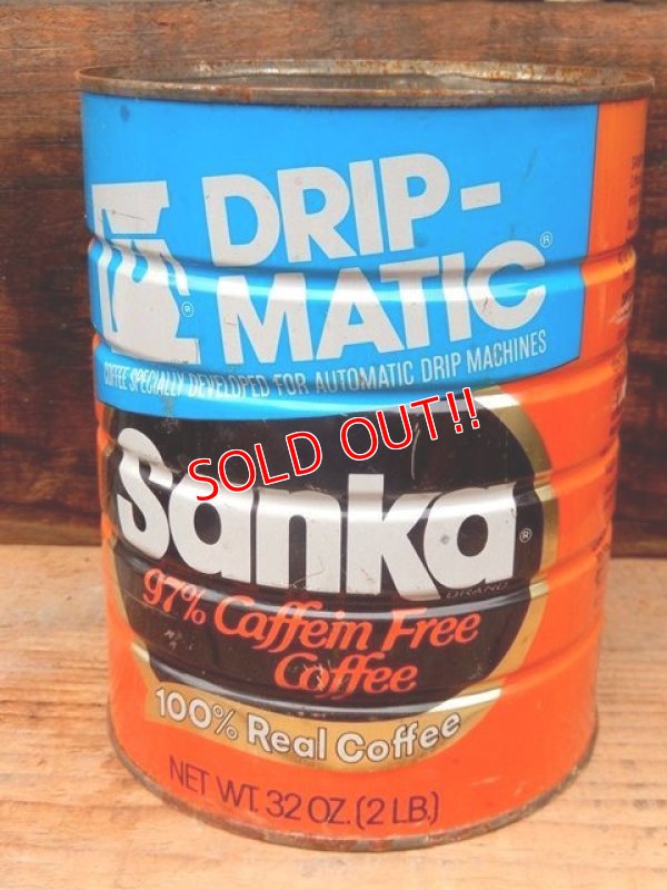 画像1: dp-150902-05 Sanka Coffee / Vintage Tin Can