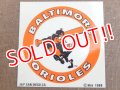 ct-150701-22 Baltimore Orioles / 80's Window Sticker