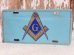 画像1: dp-150902-19 Freemasonry / Vintage Metal Plate (1)