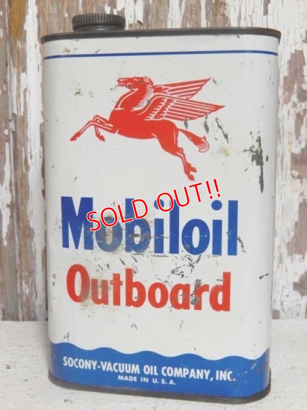 画像1: dp-150902-21 Mobiloil / 60's Outboard can