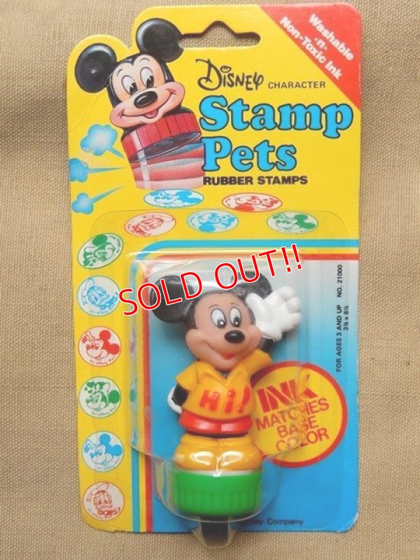 画像1: ct-150901-40 Mickey Mouse / 70's Stamp Pets