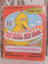 ct-150526-38 Sesame Street / Big Bird's Red Book 70's Little Golden Book