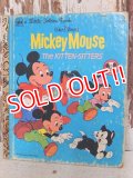 ct-150526-36 Mickey Mouse / The Kitten Sitters Little Golden Book