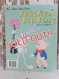 ct-150526-40 Porky Pig and Bugs Bunny / Just Like Magic! 70's Little Golden Book