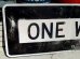 画像2: dp-150902-23 80's〜ONE WAY Road Sign (2)