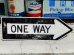 画像1: dp-150902-23 80's〜ONE WAY Road Sign (1)