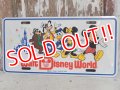 ct-150915-06 Walt Disney World / 80's License Plate