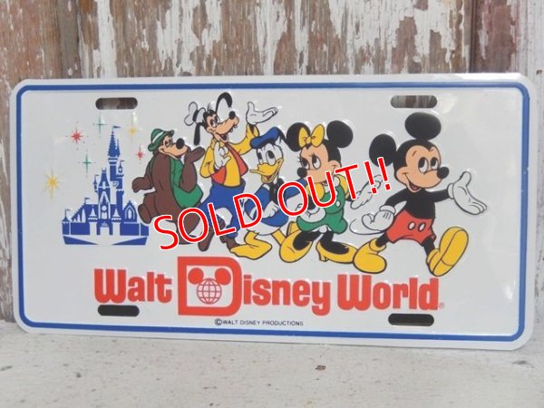 画像1: ct-150915-06 Walt Disney World / 80's License Plate