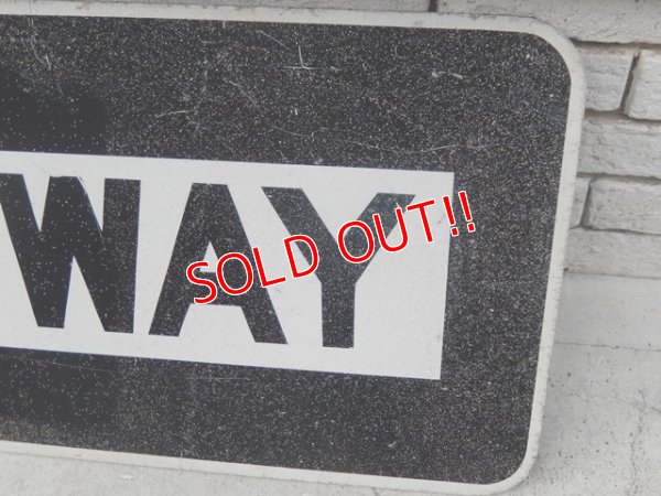 画像4: dp-150914-01 80's〜ONE WAY Road Sign