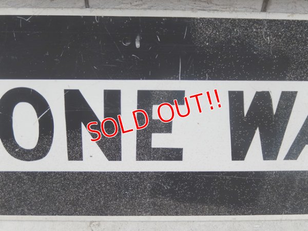 画像3: dp-150914-01 80's〜ONE WAY Road Sign
