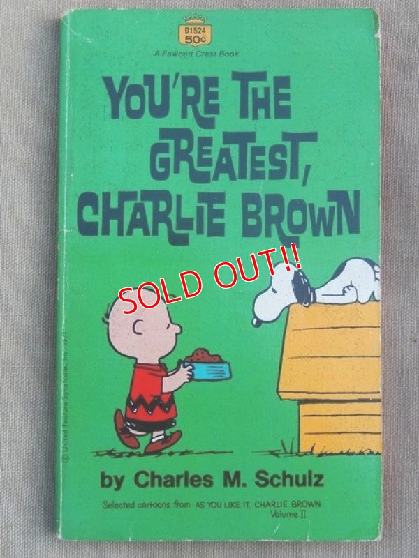 画像1: bk-131029-01 PEANUTS / 1971 YOU'RE THE GREATEST,CHARLIE BROWN