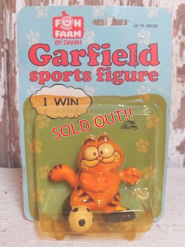 画像1: ct-150922-54 Garfield / 80's PVC "Soccer"