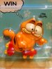 画像2: ct-150922-54 Garfield / 80's PVC "Rollerskate" (2)