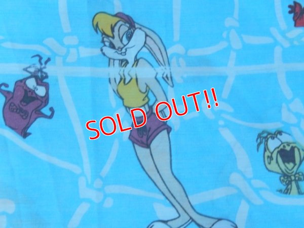 画像7: ct-150922-16 Looney Tunes / Space Jam 90's Flat Sheet