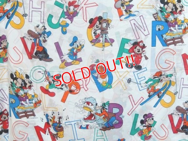 画像1: ct-150922-13 Disney / 90's Flat Sheet