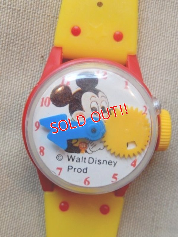 画像1: ct-150720-20 Mickey Mouse / 70's Watch Toy