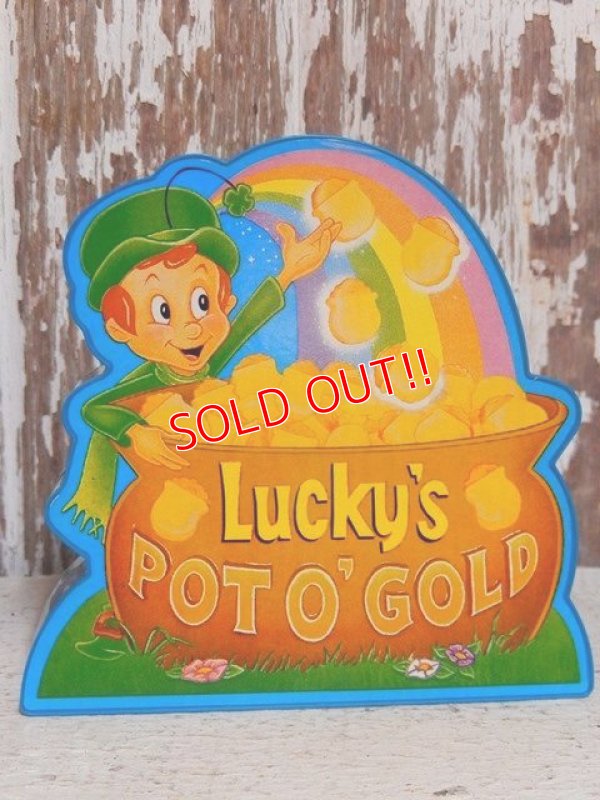 画像1: ct-150922-38 Lucky's Pot O' Gold Cereal / 1988 Plastic Bank