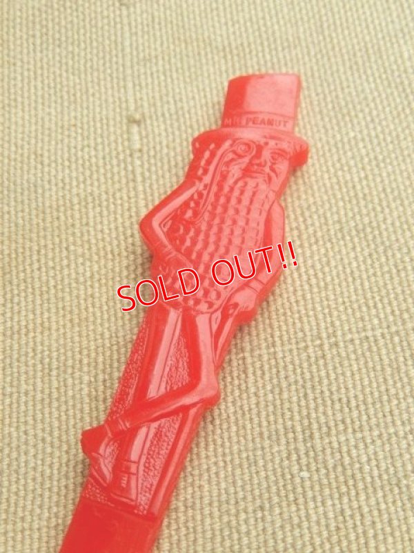 画像2: ct-151001-26 Planters / Mr.Peanuts Plastic Butter Knife (Red)