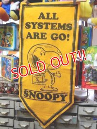 ct-151001-09 PEANUTS / 60's Banner "Astronaut Snoopy"