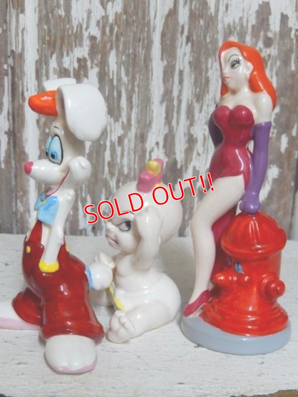 画像5: ct-151001-04 Roger Rabbit,Jessica Rabbit & Baby Herman / 90's Ceramic Figure Set