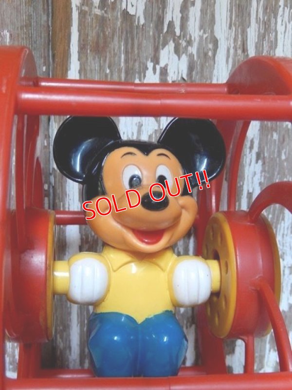 画像2: ct-150901-59 Mickey Mouse / 80's Wheel Toy