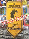 ct-151001-10 PEANUTS / 60's Banner "Lucy" Yellow